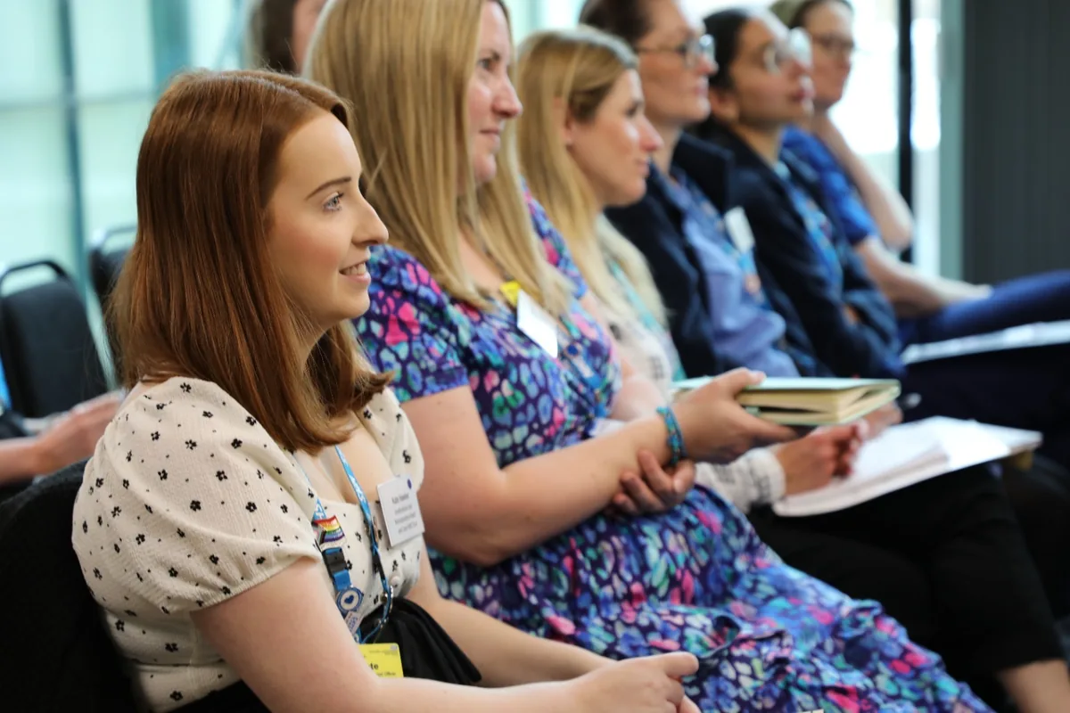 Women attending a professional event